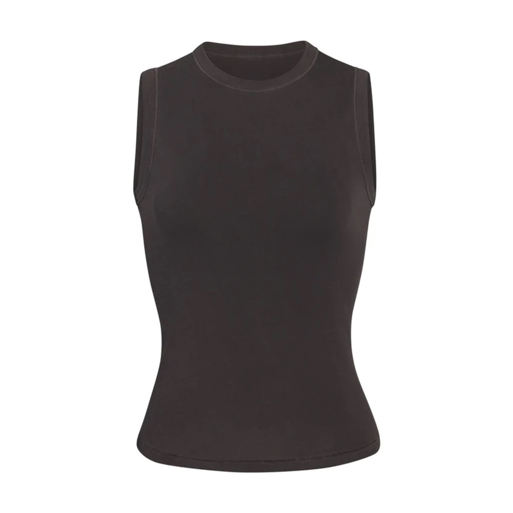 Skims Outdoor Crewneck Tank (Dark Purple)